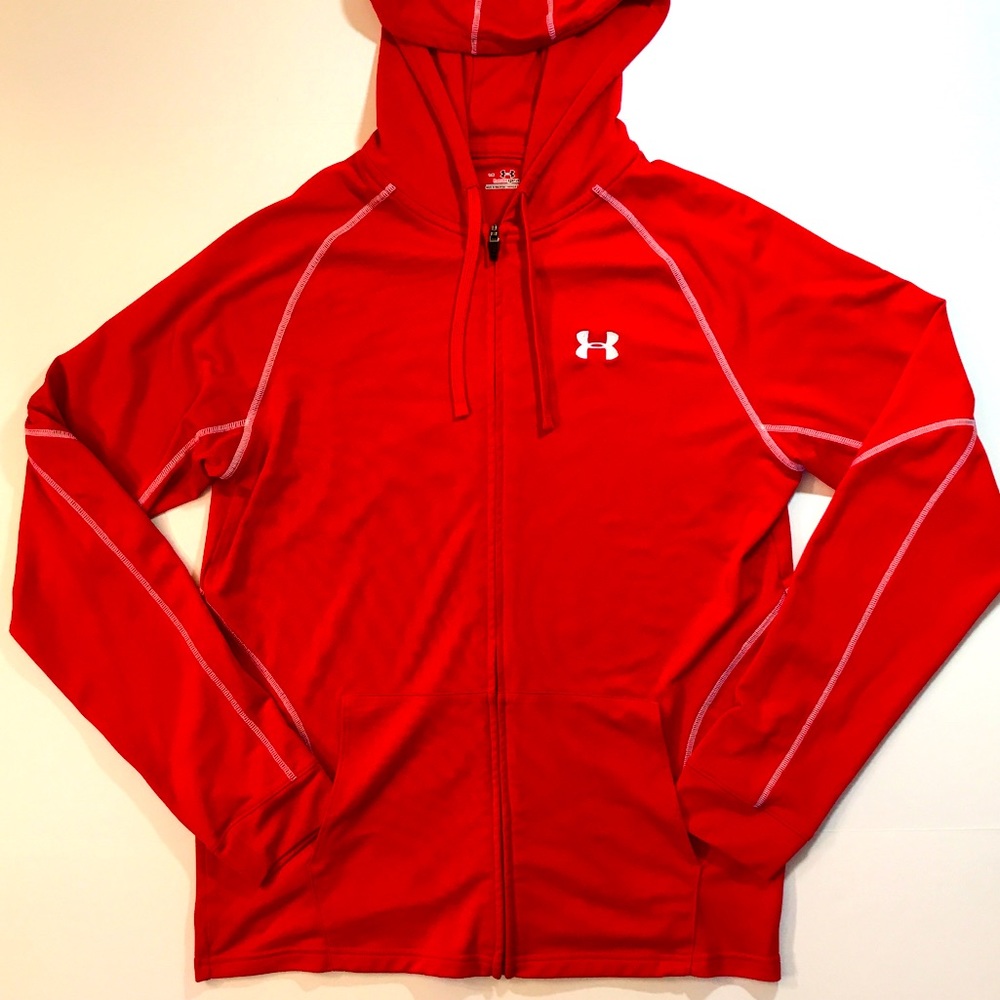 Under Armour Men’s Full Zip HeatGear Shirt Sz L